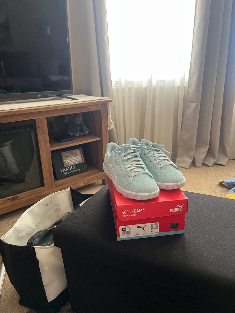 Puma Women's Light Blue Sneakers